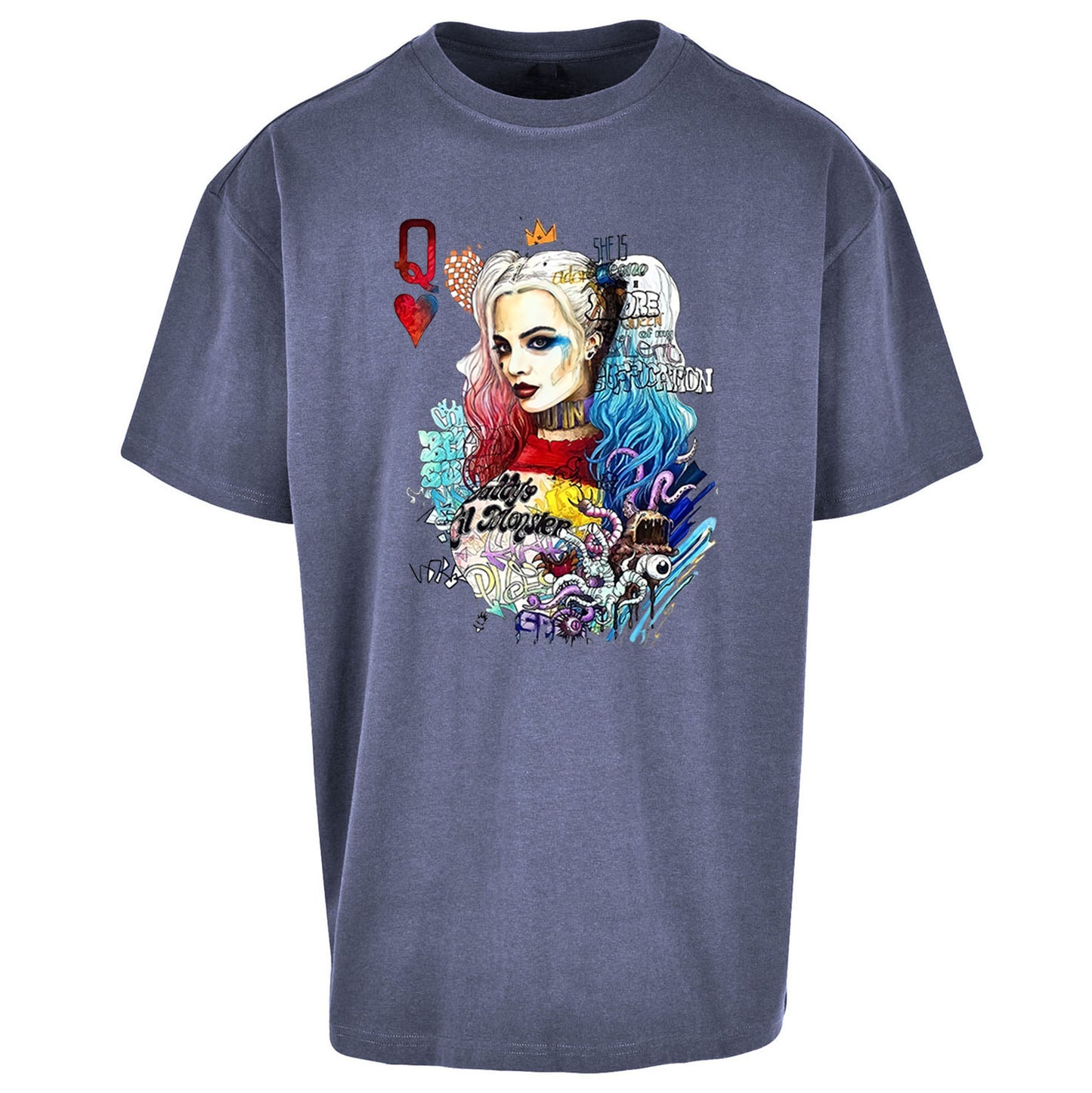Harley Quinn Oversized T Shirt