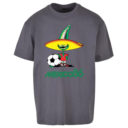 Mexico 86 Mascot Oversized T Shirt
