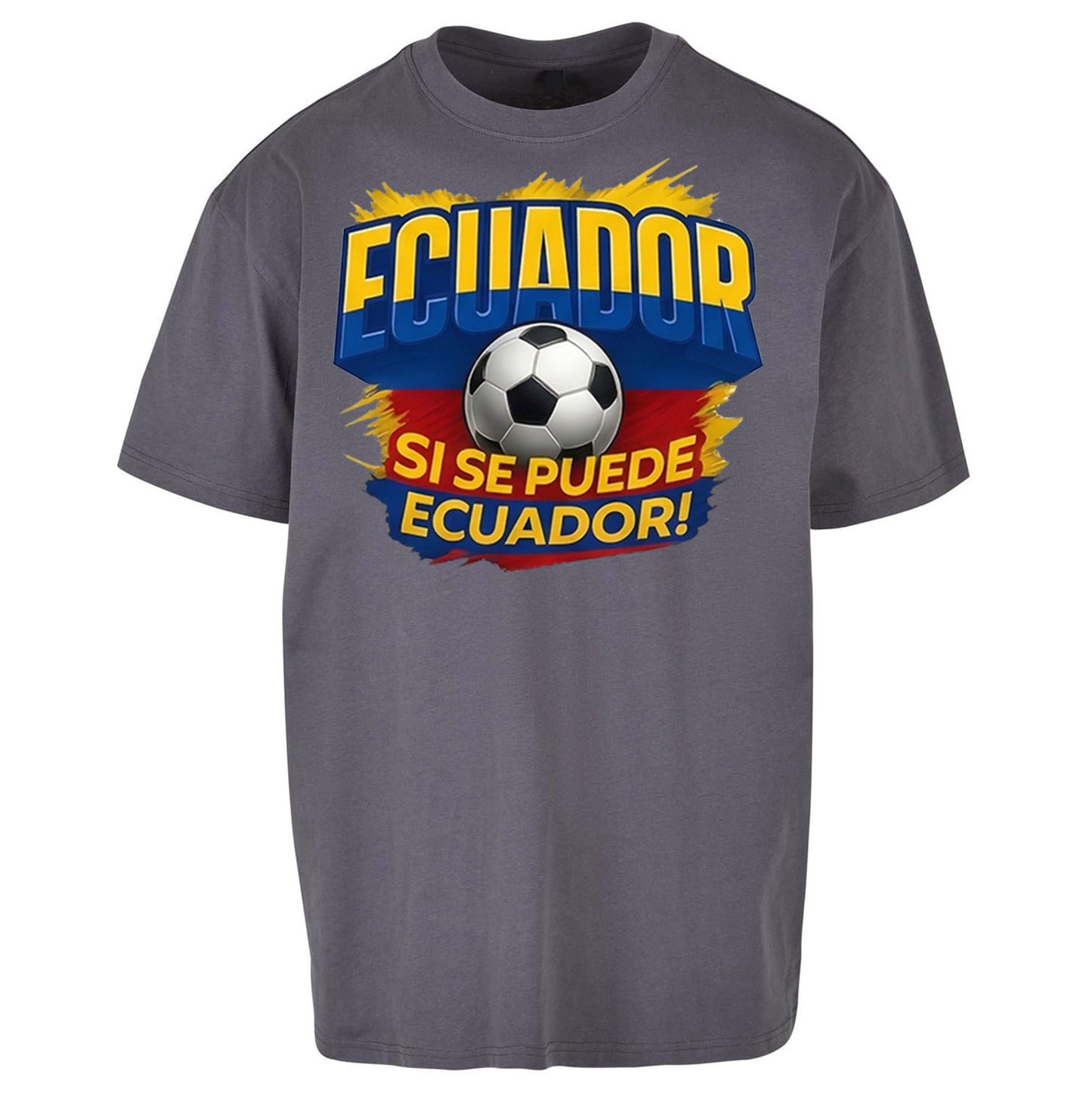 Ecuador Retro World Cup Oversized T Shirt 