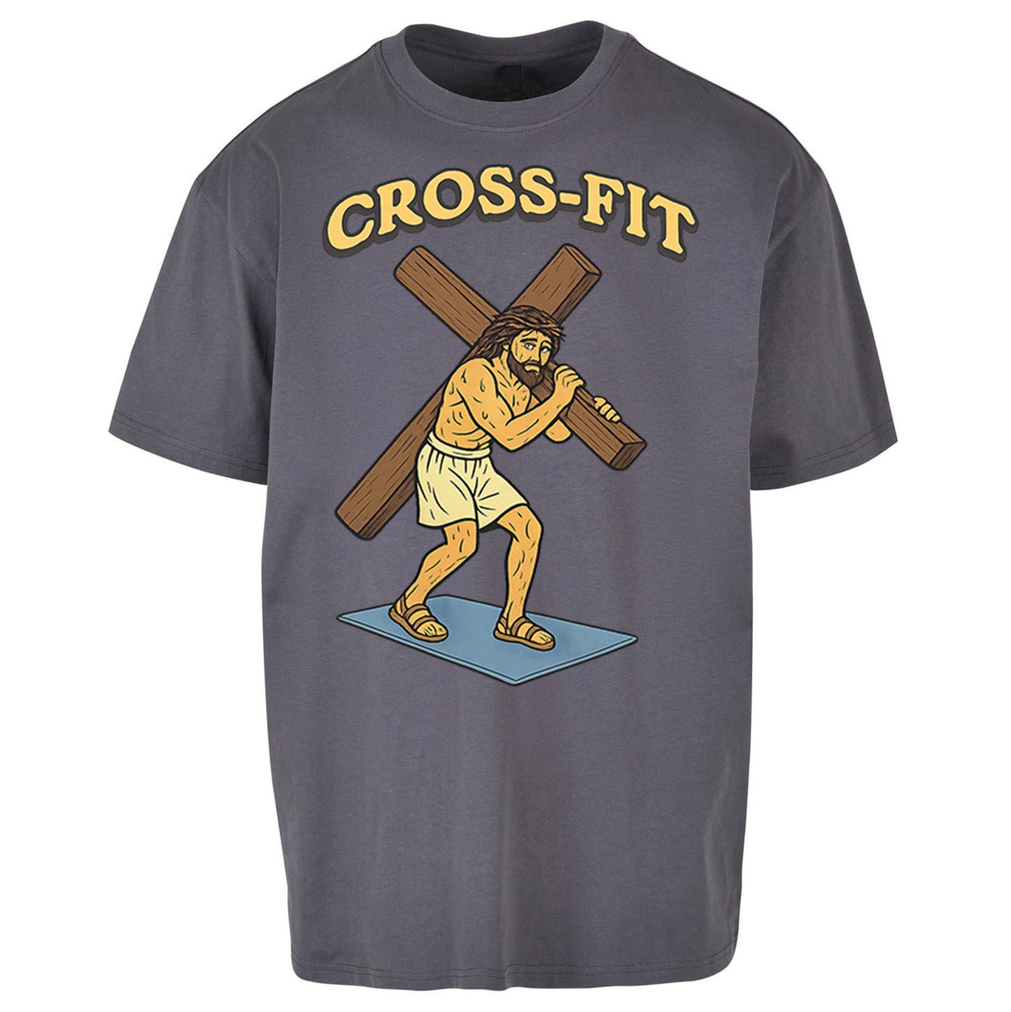 Jesus Cross Fit Oversized T Shirt