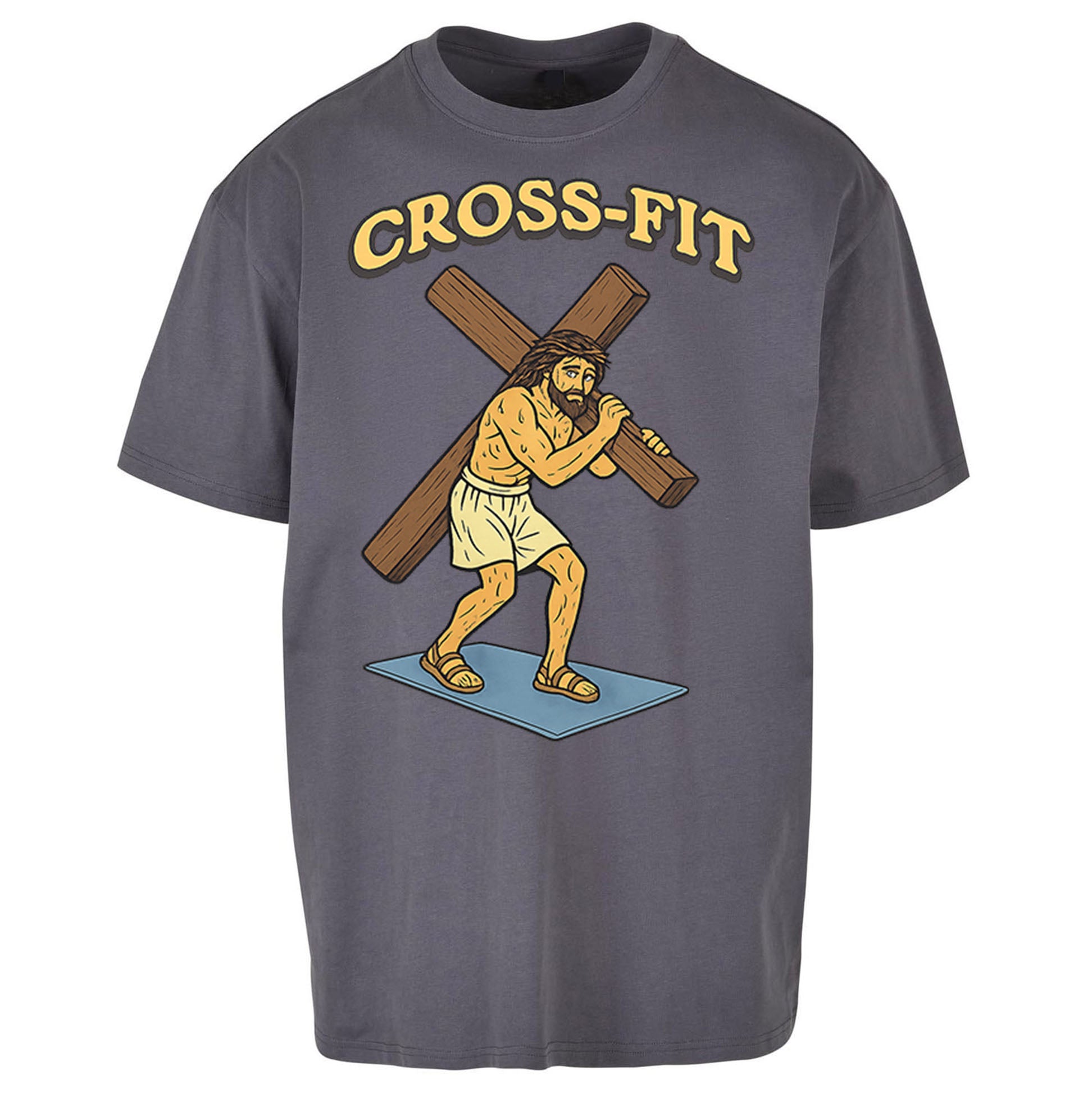 Jesus Cross Fit Oversized T Shirt