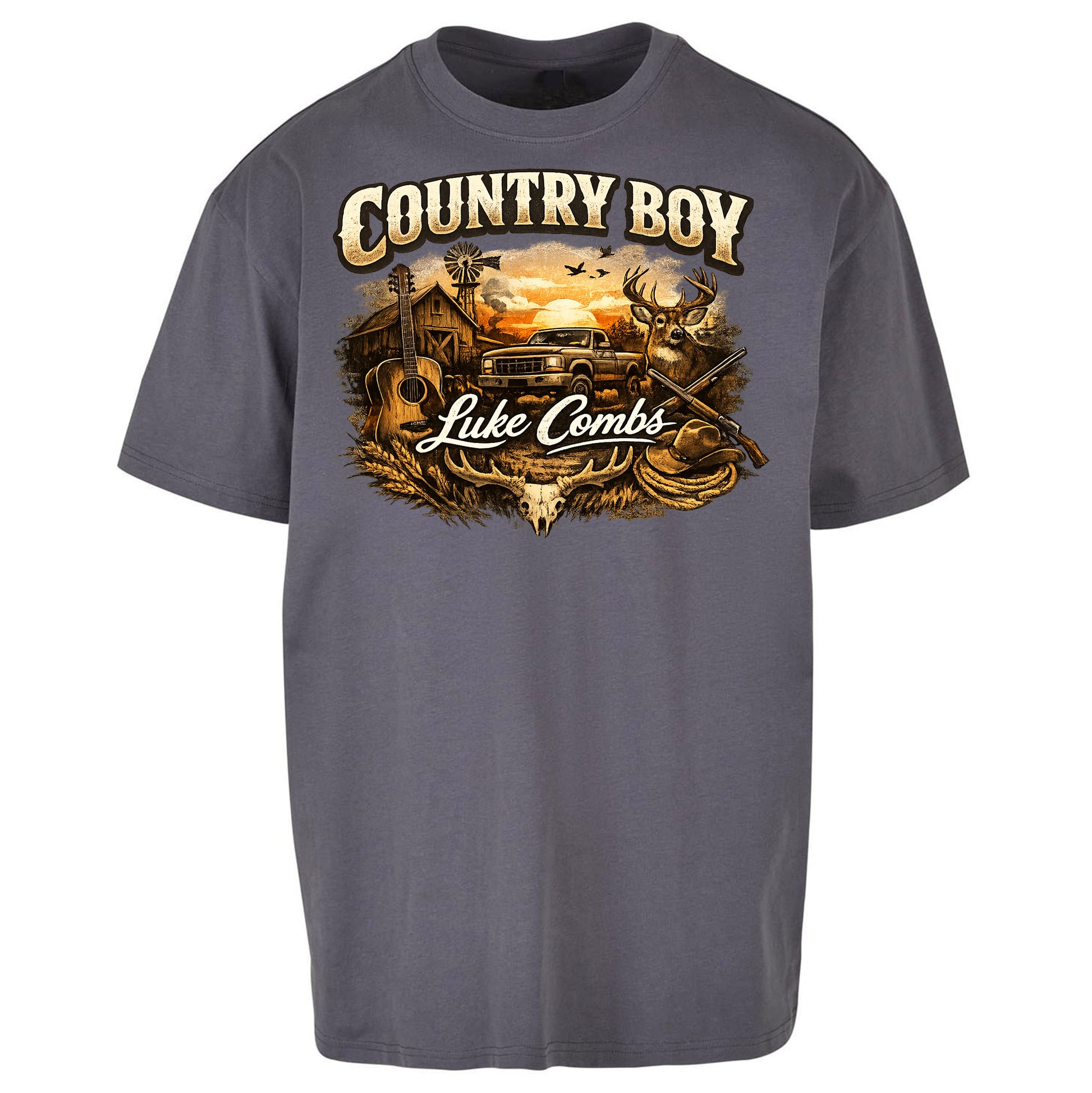 Luke Combs Country Music Oversized T Shirt