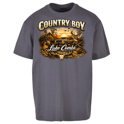 Luke Combs Country Music Oversized T Shirt