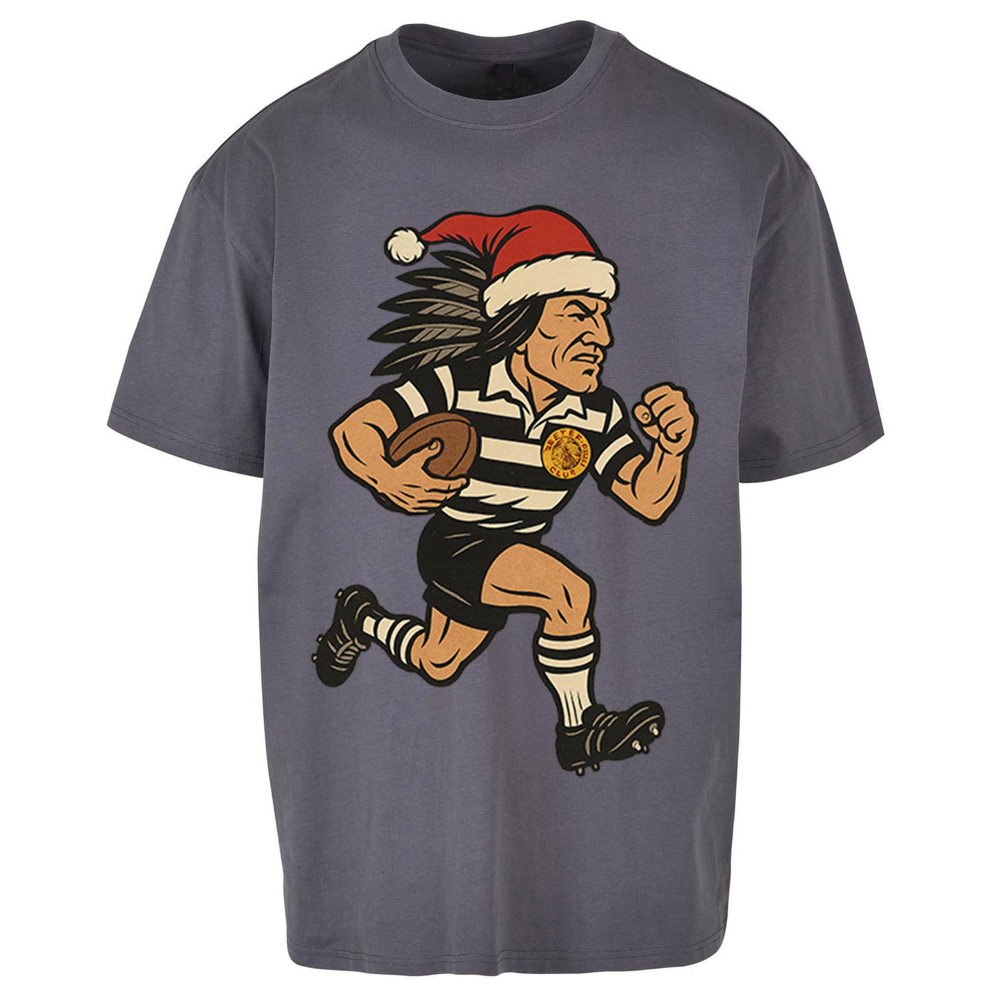 Newcastle Falcons Christmas Oversized T Shirt