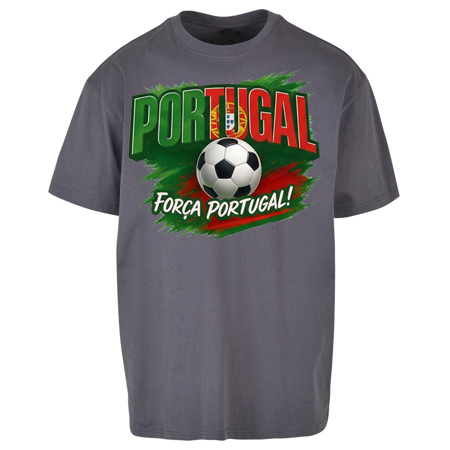 Portugal Retro World Cup Oversized T Shirt