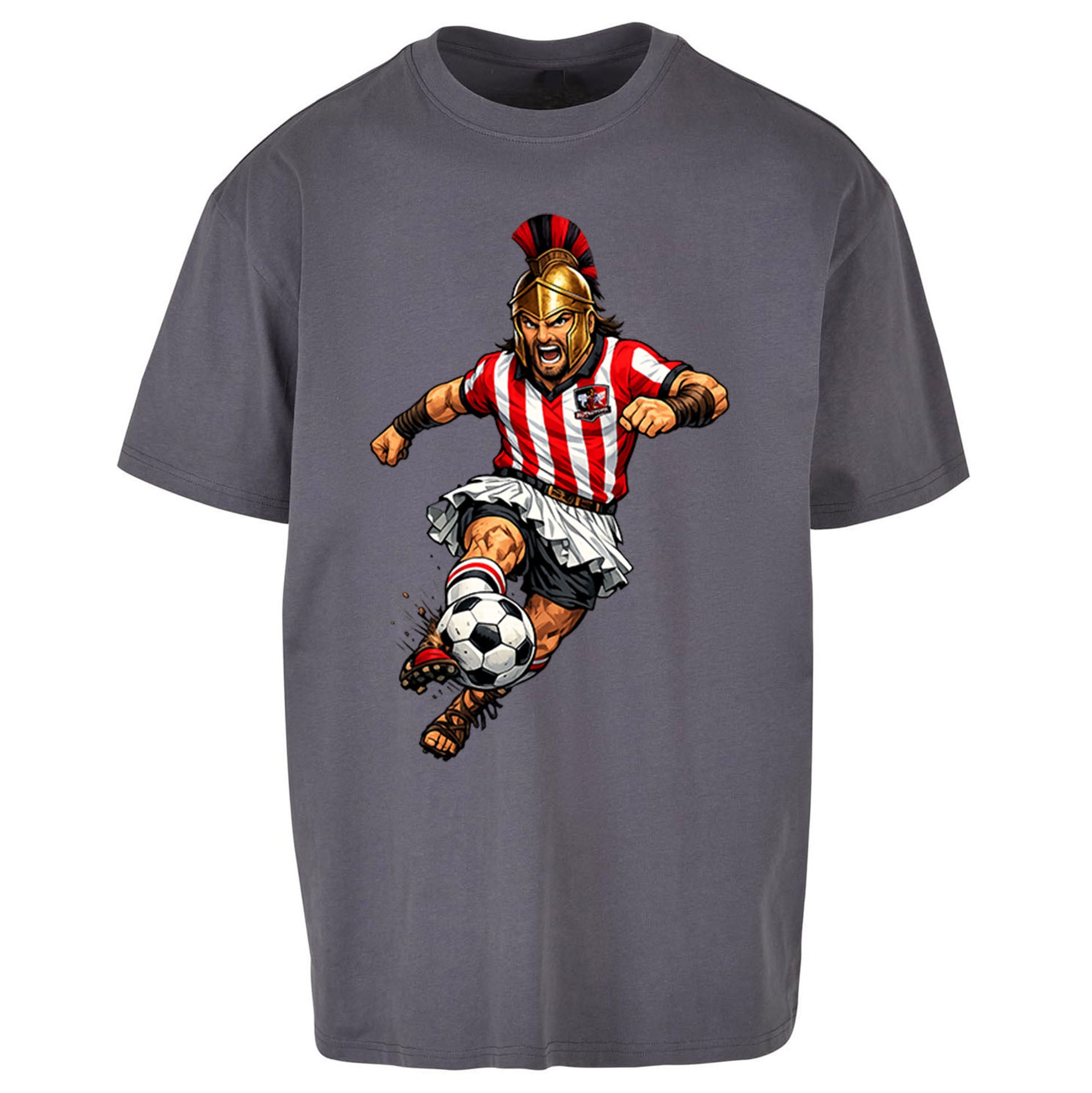 Retro Exeter City Football Oversized T Shirt
