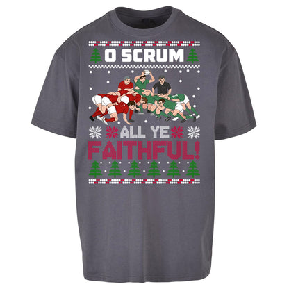 O Come All ye Faithfull Oversized T Shirt