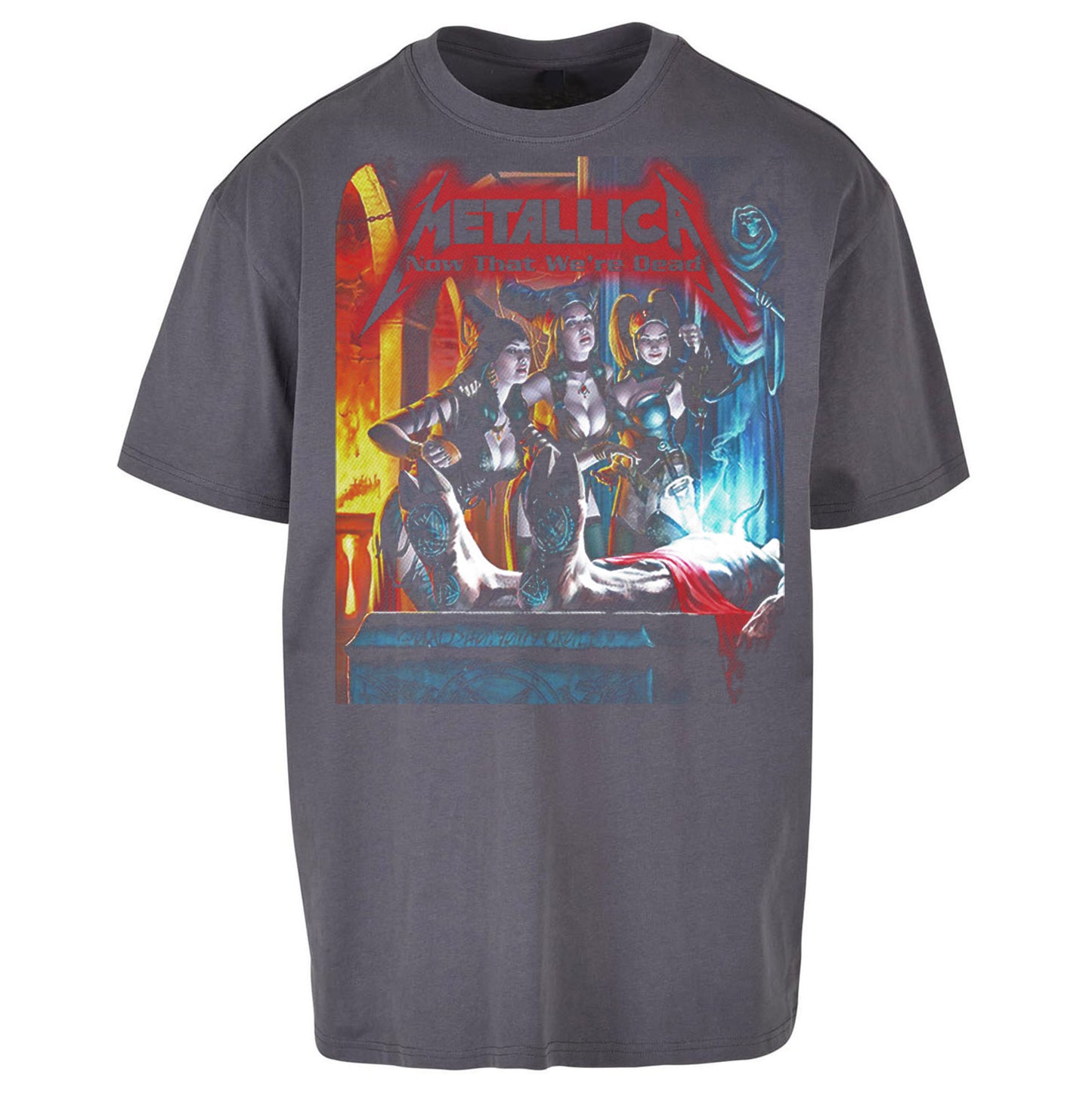 Metallica Now That Were Dead - Oversized T Shirt