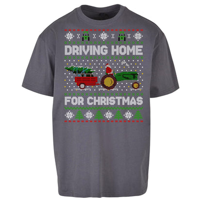 John Deere Christmas Oversized T Shirt