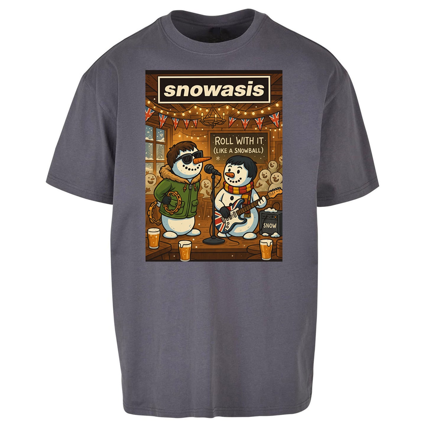 Snowasis Christmas Oversized T Shirt