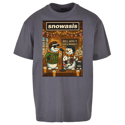 Snowasis Christmas Oversized T Shirt