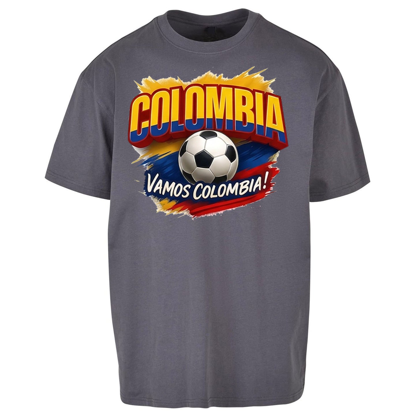 Colombia Retro World Cup Oversized T Shirt