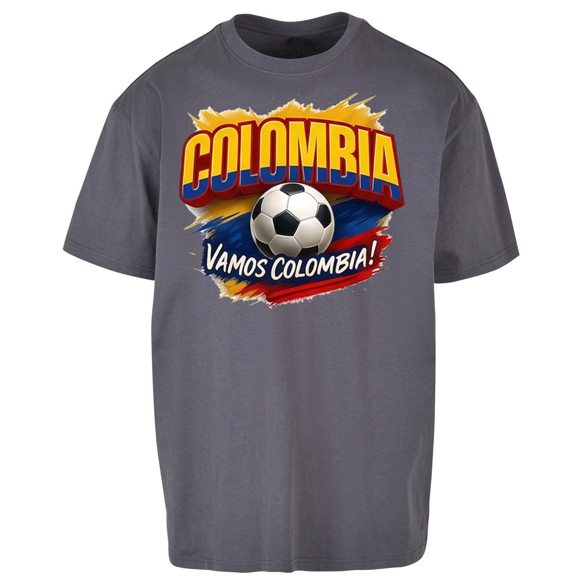 Colombia Retro World Cup Oversized T Shirt