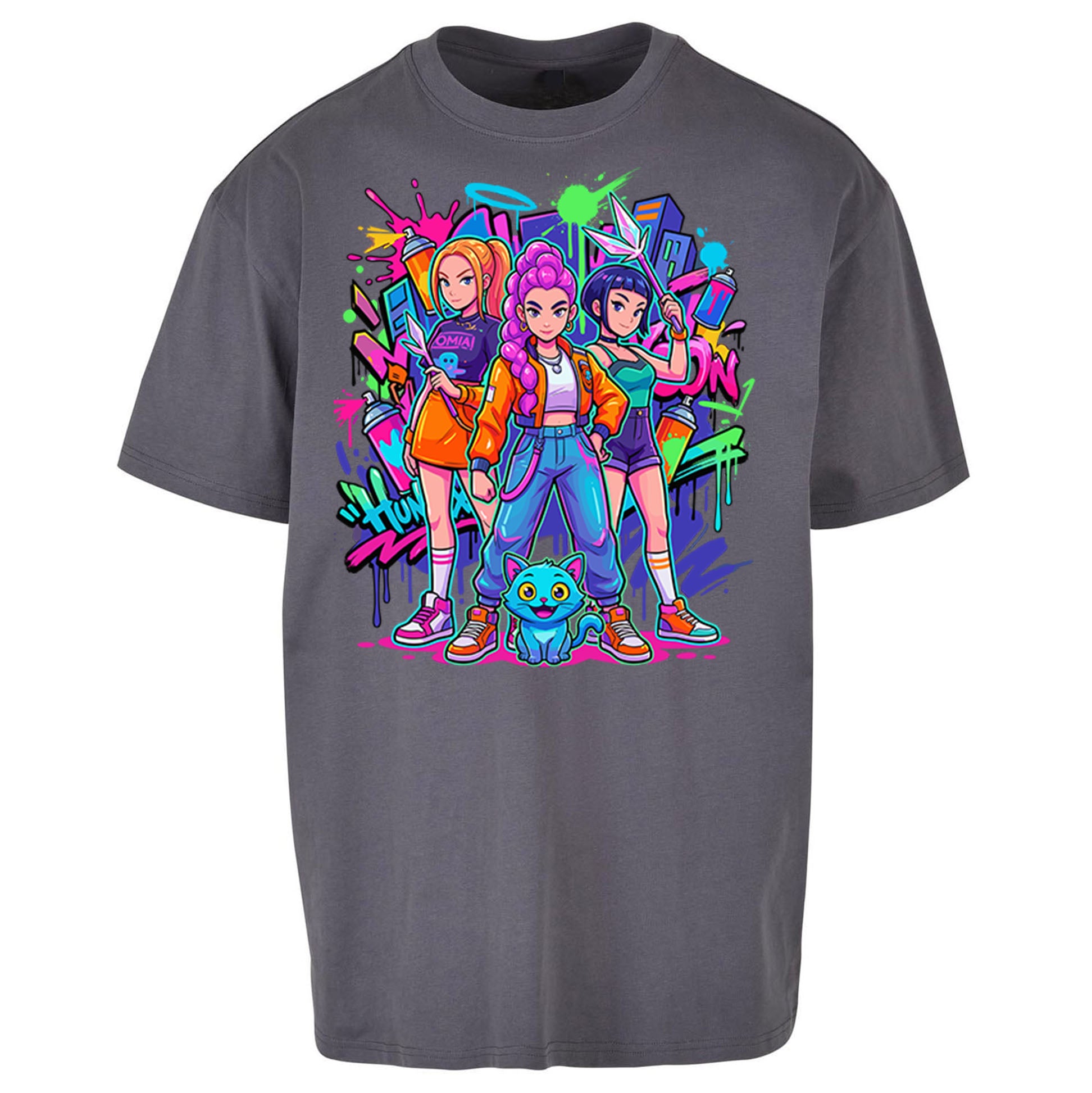 Demon Hunters Oversized T Shirt 