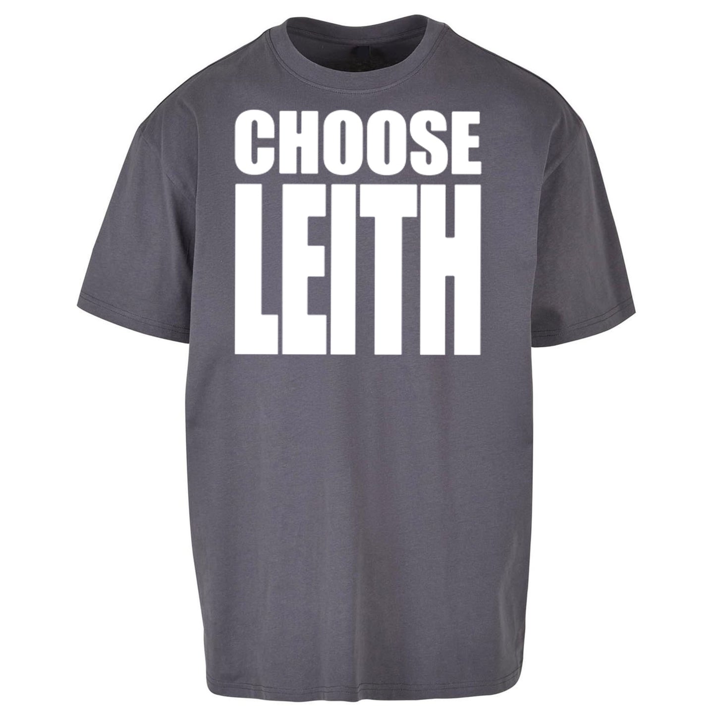 Hibs FC Choose Leith Football Oversized T Shirt