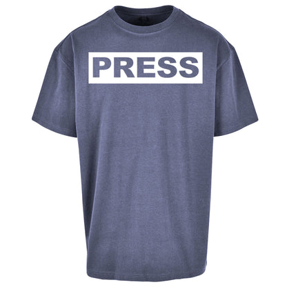 PRESS Palestine Inspired By Journalist Motaz Azaiza Oversized T Shirt