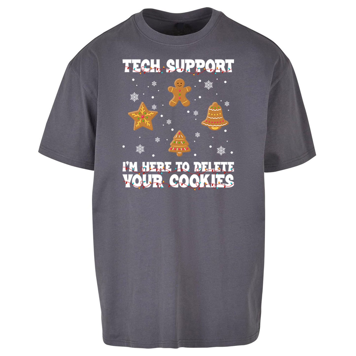 Delete Cookies Oversized T Shirt 