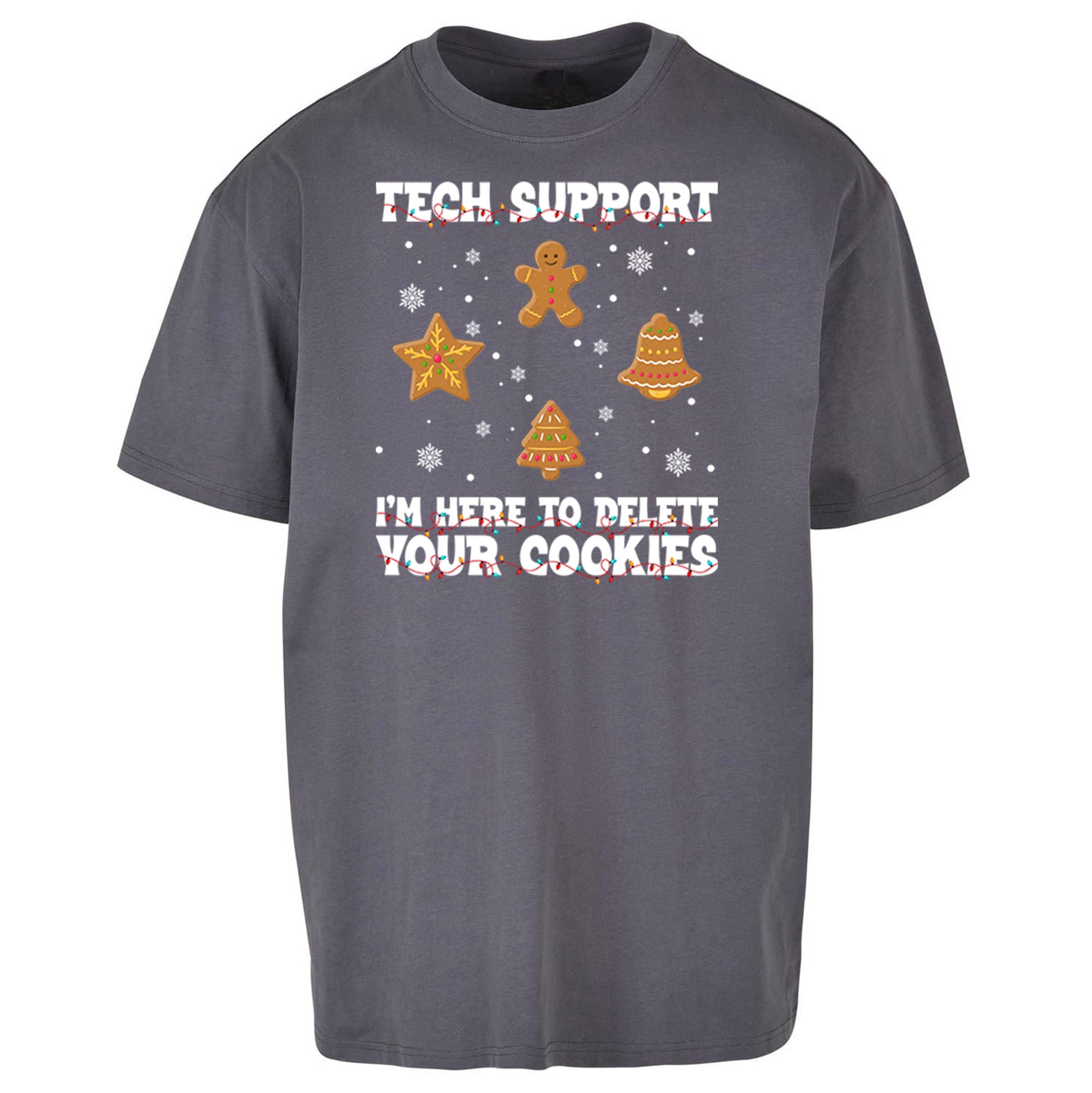 Delete Cookies Oversized T Shirt 