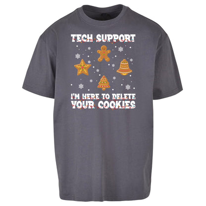 Delete Cookies Oversized T Shirt 