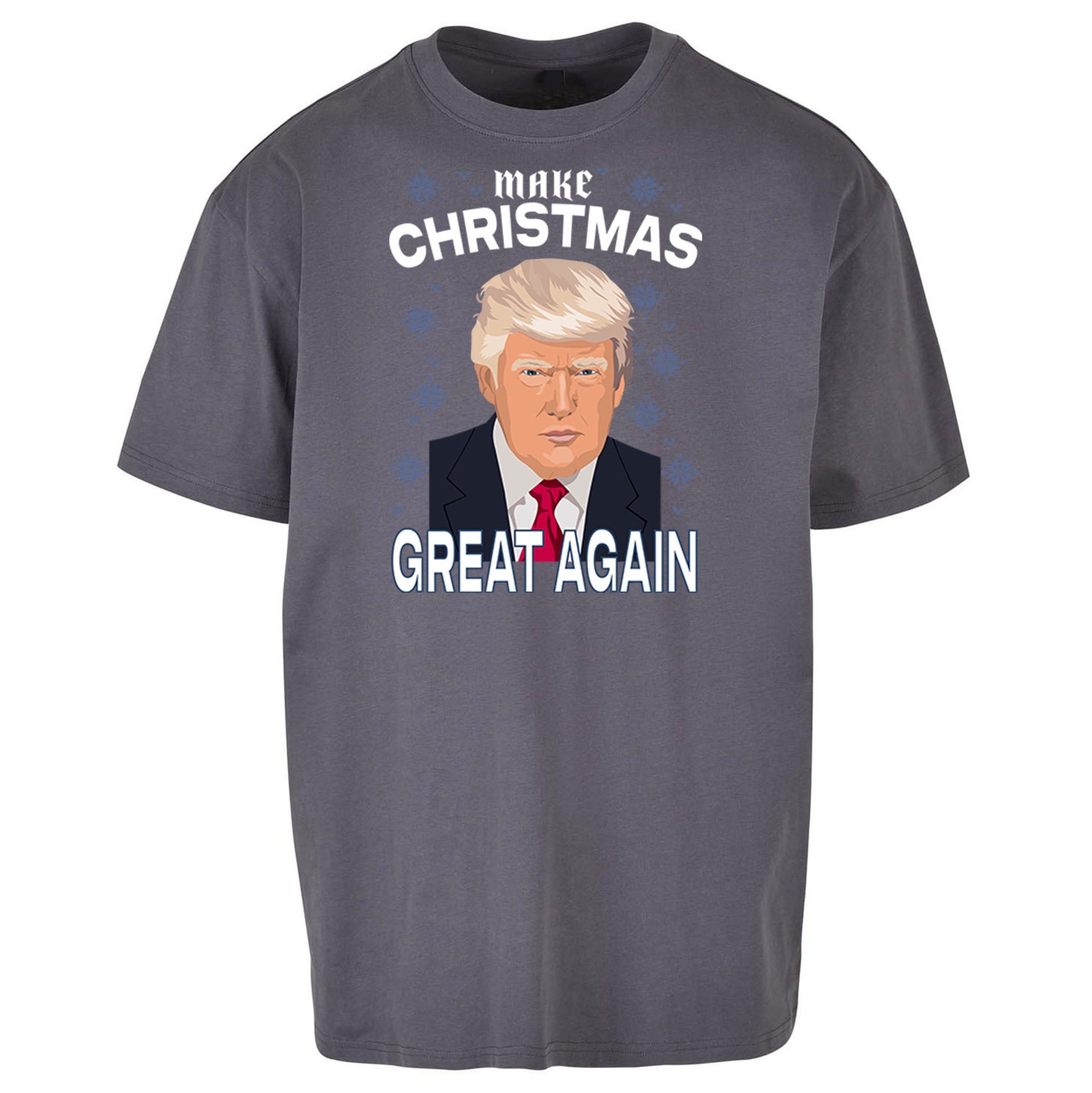 Make Christmas Great Again Oversized T Shirt