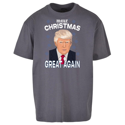 Make Christmas Great Again Oversized T Shirt