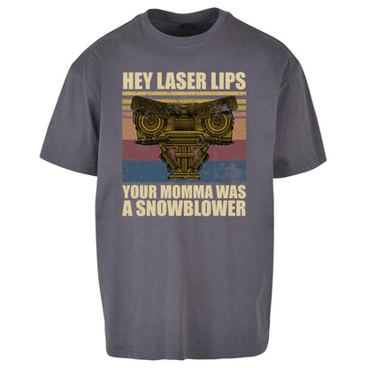 Hey Laser Lips Oversized T Shirt