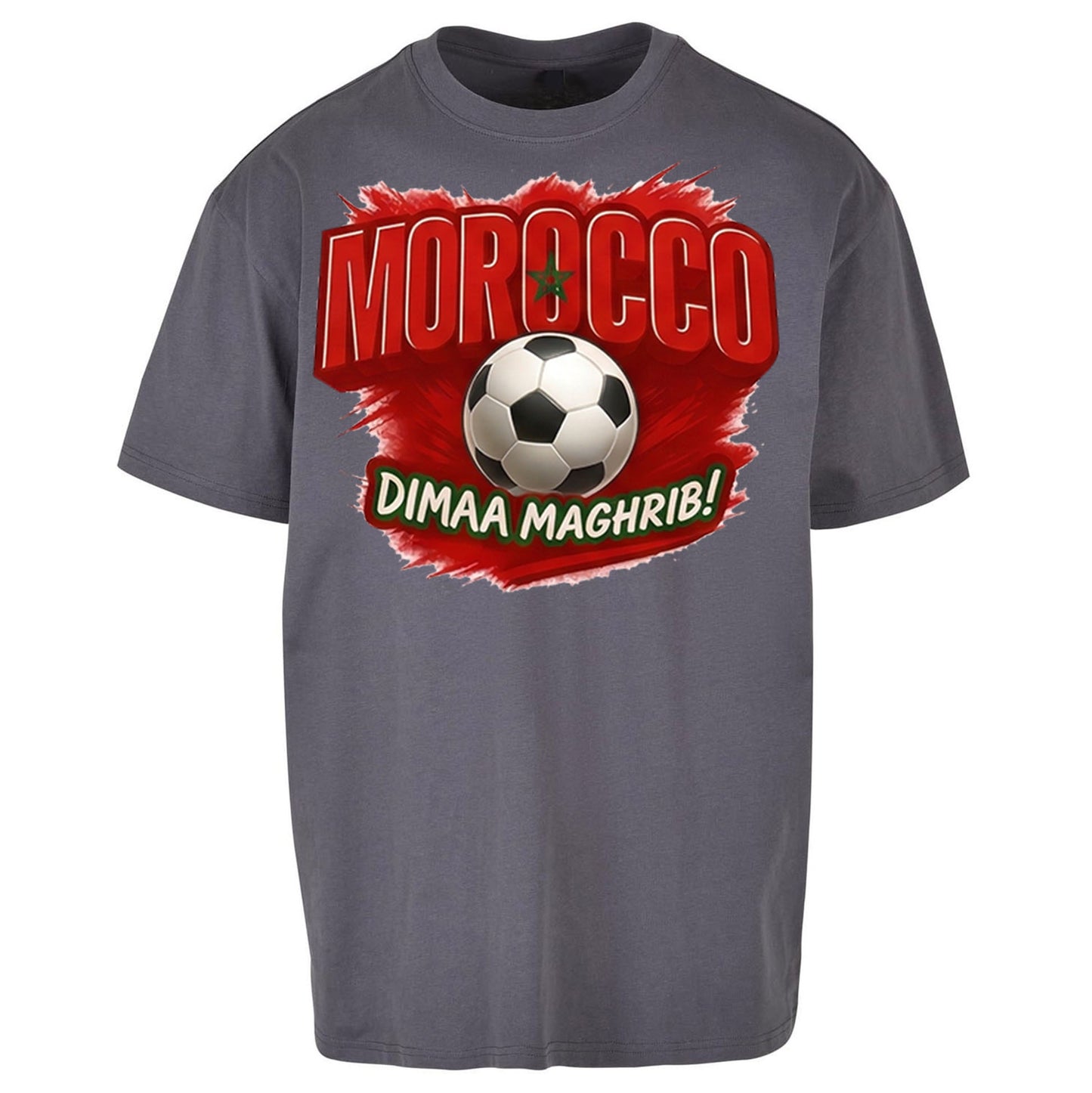 Morocco Retro World Cup Oversized T Shirt 