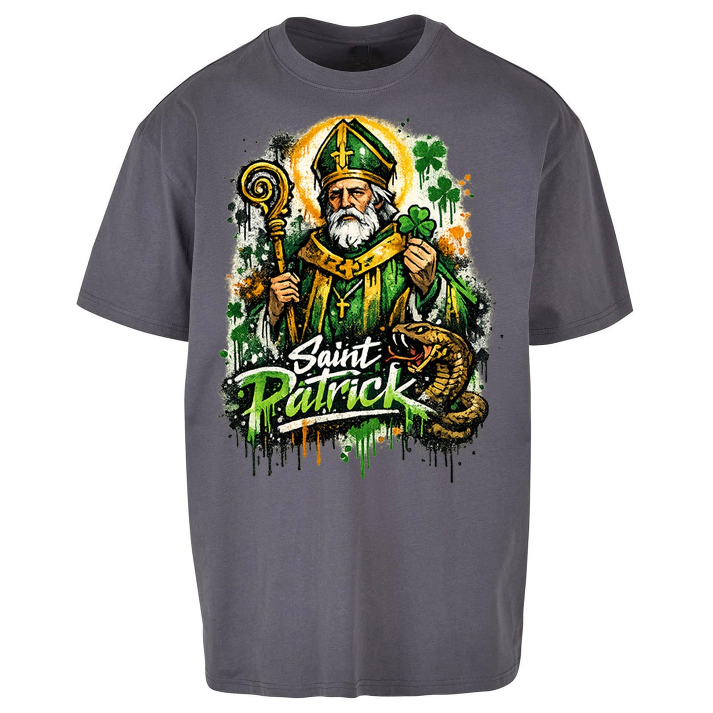 Saint Patrick Ireland Oversized T Shirt 