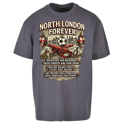 Arsenal North London Forever Oversized T Shirt