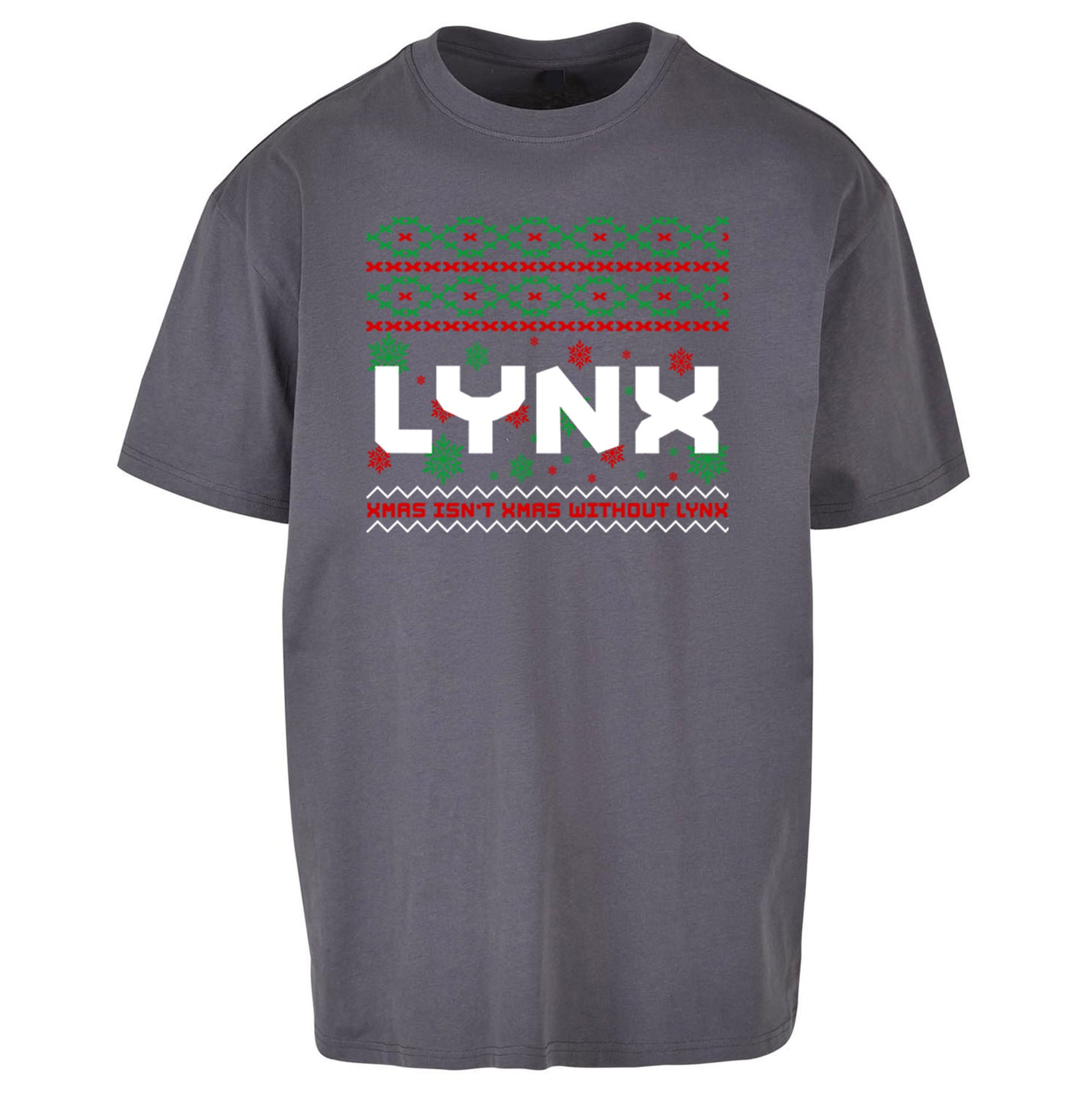 Lynx Christmas Oversized T Shirt