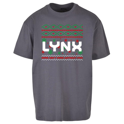 Lynx Christmas Oversized T Shirt