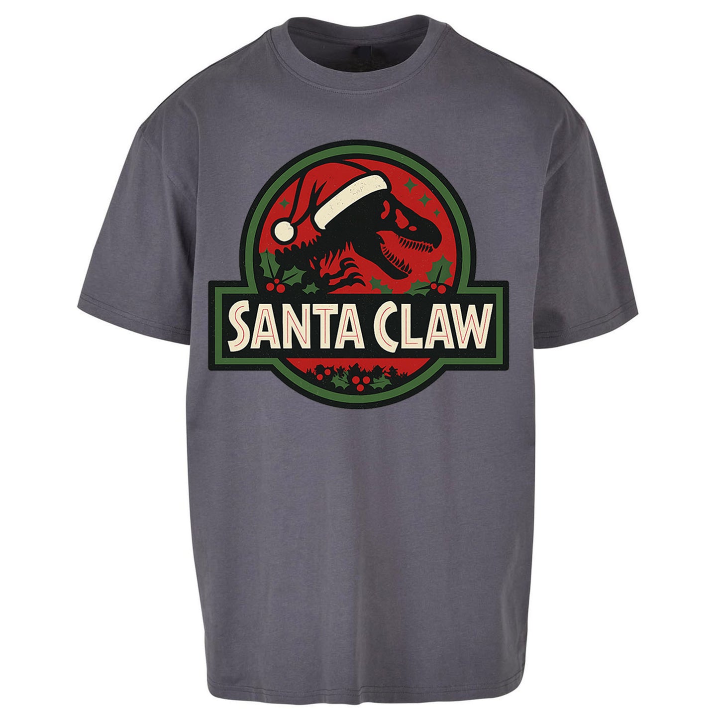 Jurassic Park Christmas Oversized T Shirt
