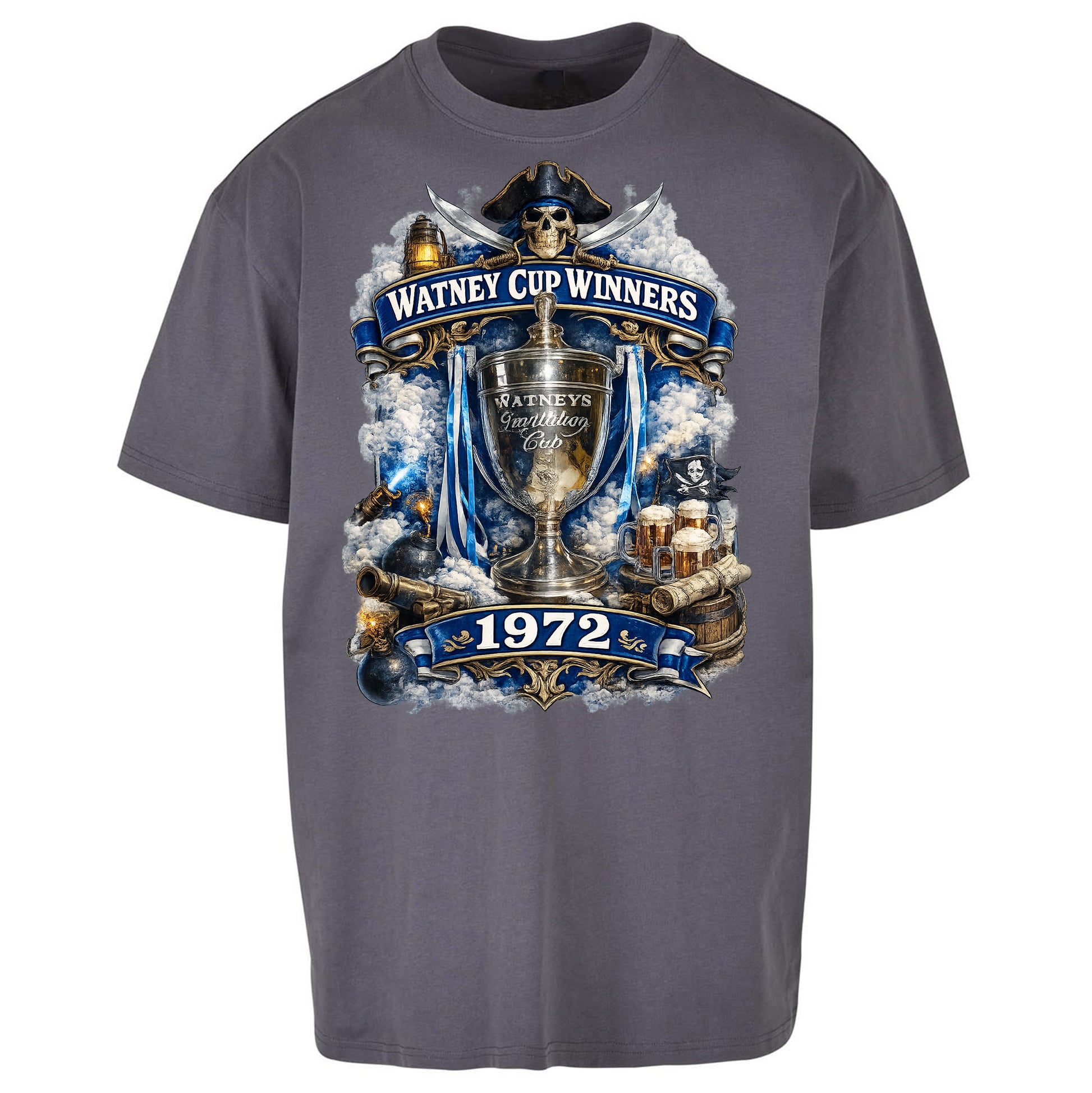 Retro Bristol Rovers Football Oversized T Shirt