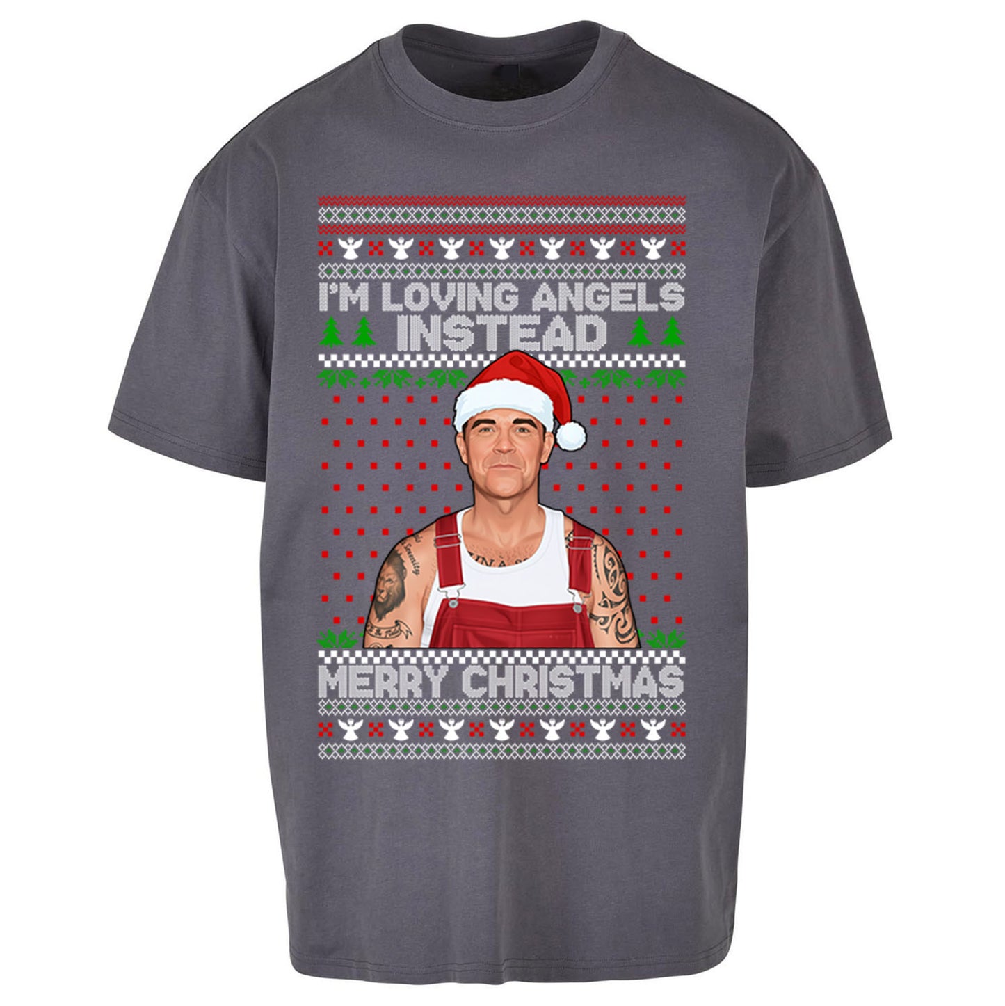 Robbie Williams Christmas Oversized T Shirt 