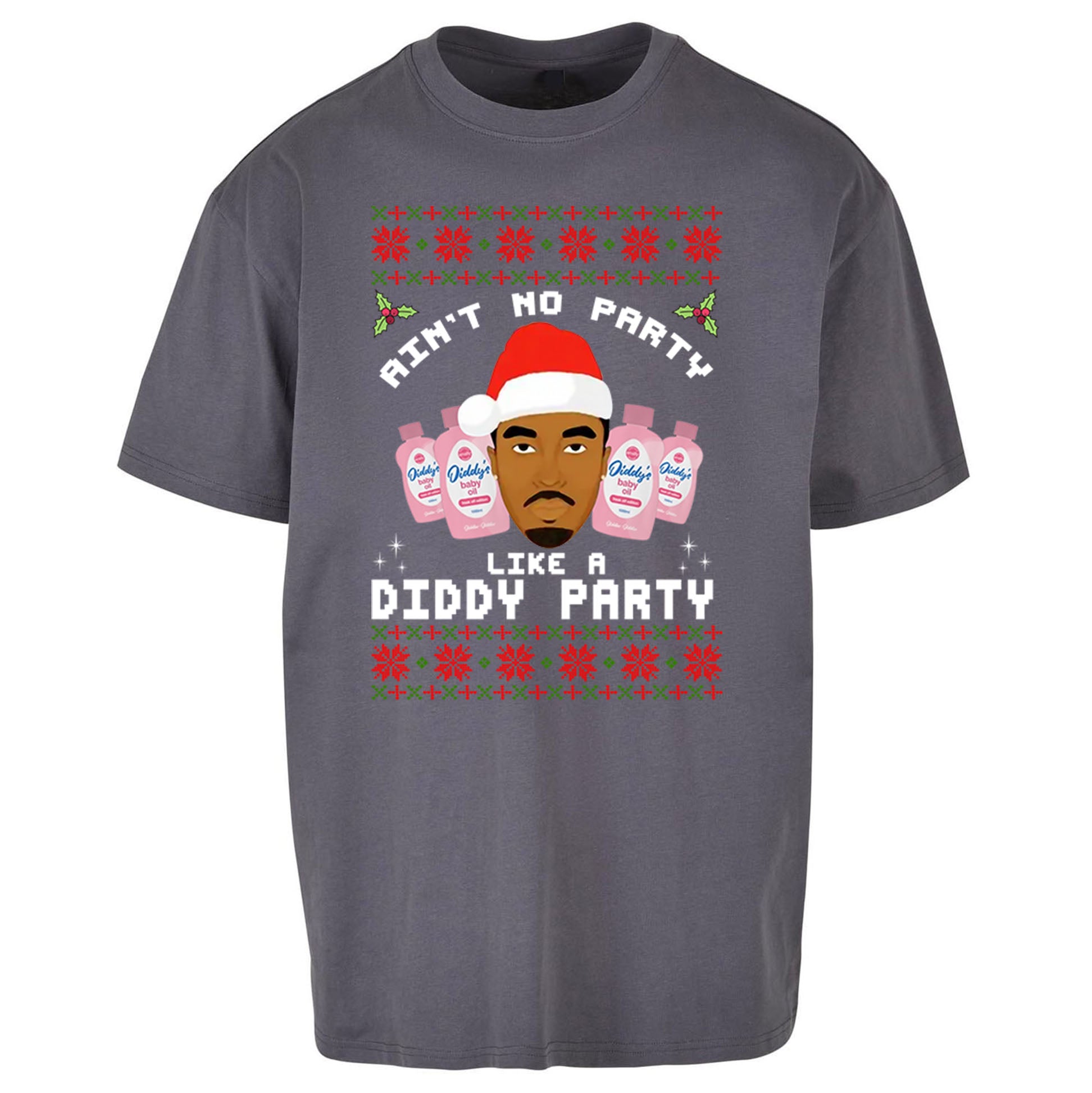 Diddy Christmas Oversized T Shirt