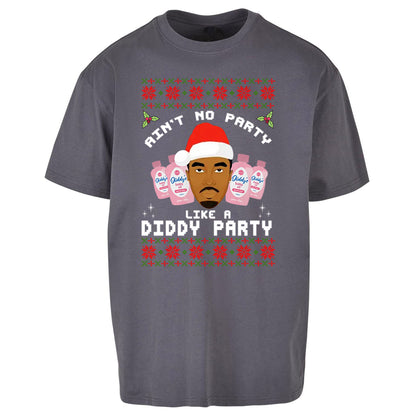 Diddy Christmas Oversized T Shirt