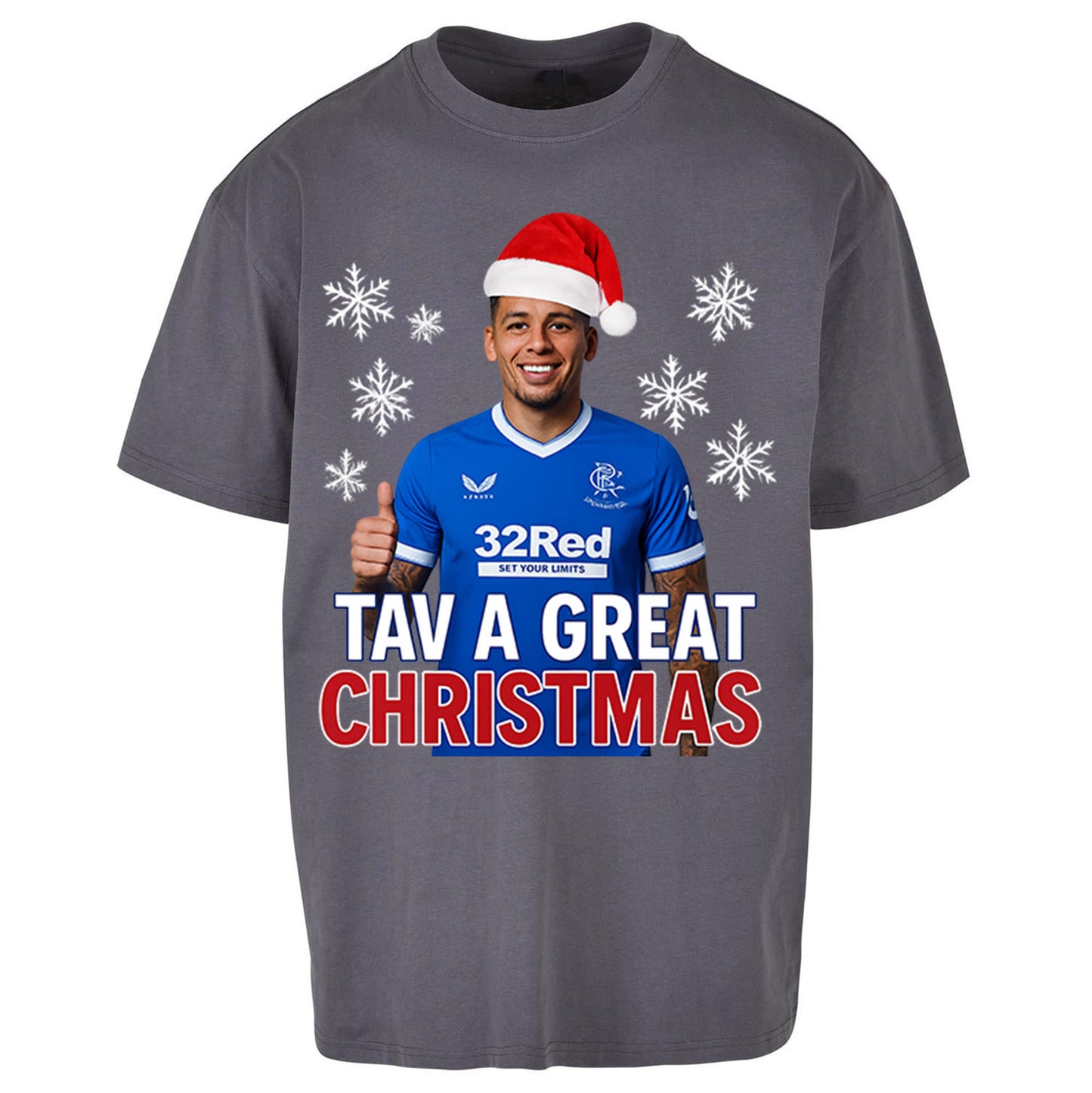 Tav a Great Christmas Rangers Oversized T Shirt