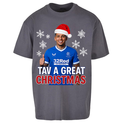 Tav a Great Christmas Rangers Oversized T Shirt