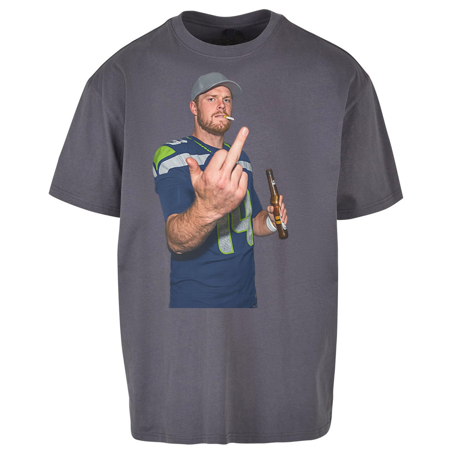 Steve Darnold Superbowl 2026 Oversized T Shirt