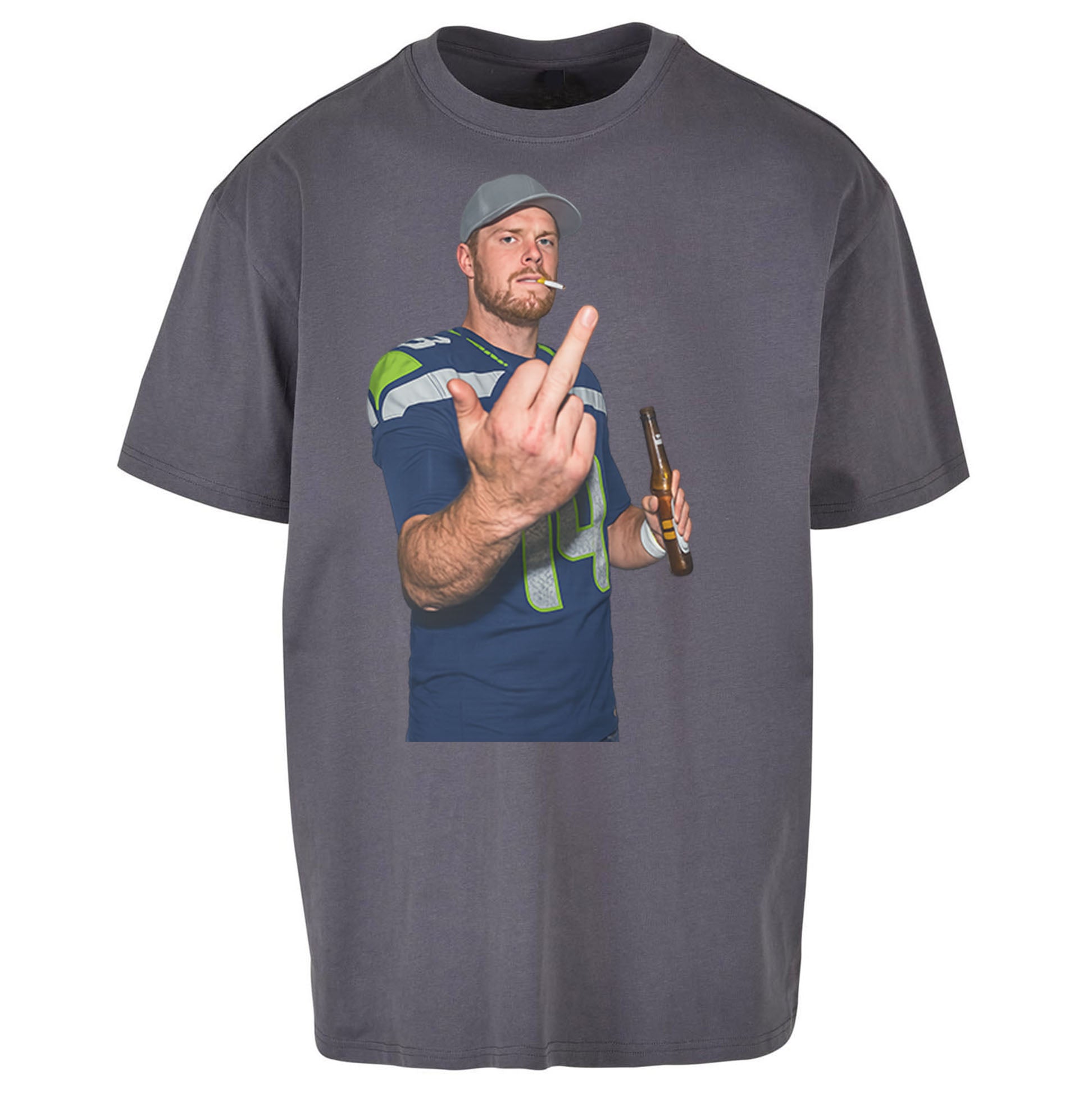 Steve Darnold Superbowl 2026 Oversized T Shirt