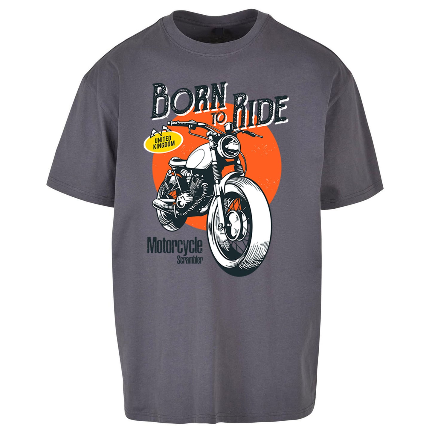 Born To Ride UK Oversized T Shirt