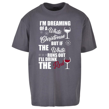 Wine Christmas Oversized T Shirt