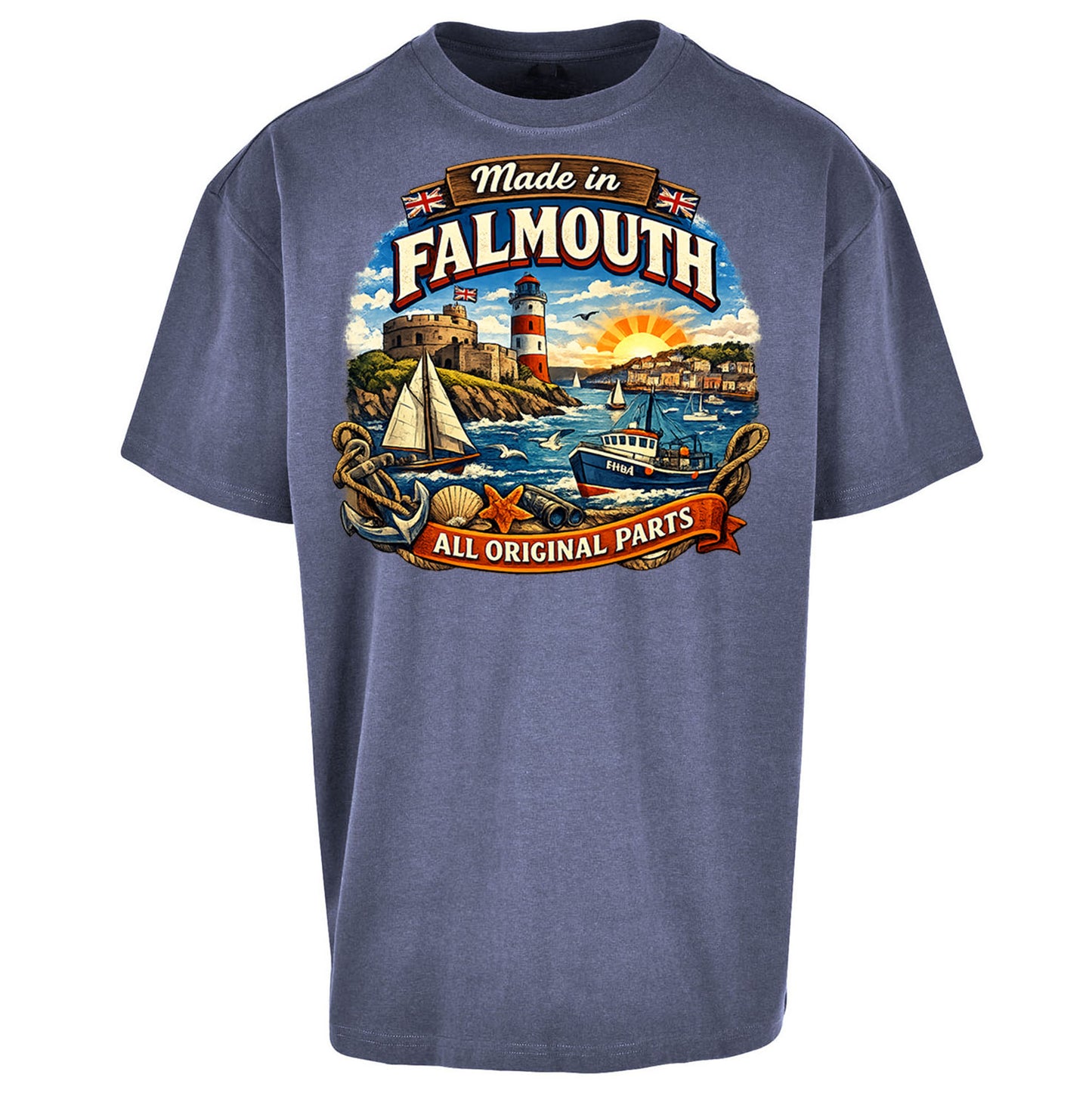 Made In Falmouth All Original Parts Oversized T Shirt