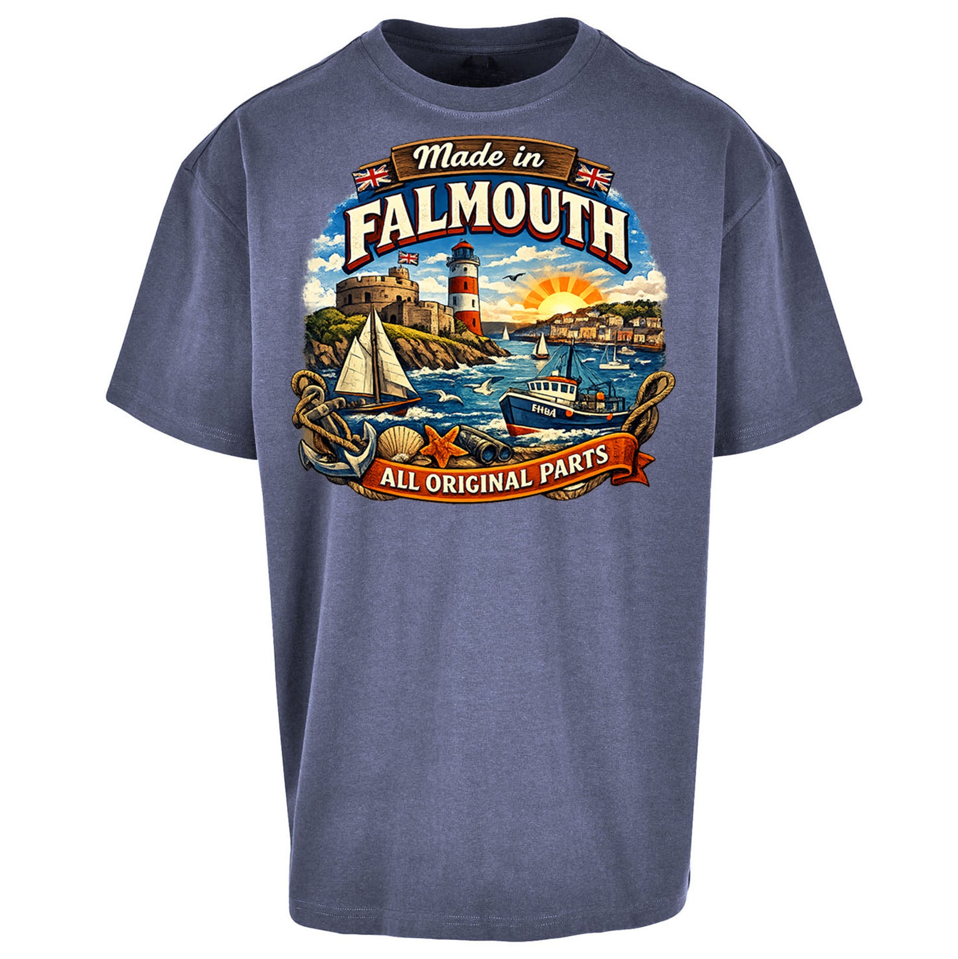 Made In Falmouth All Original Parts Oversized T Shirt