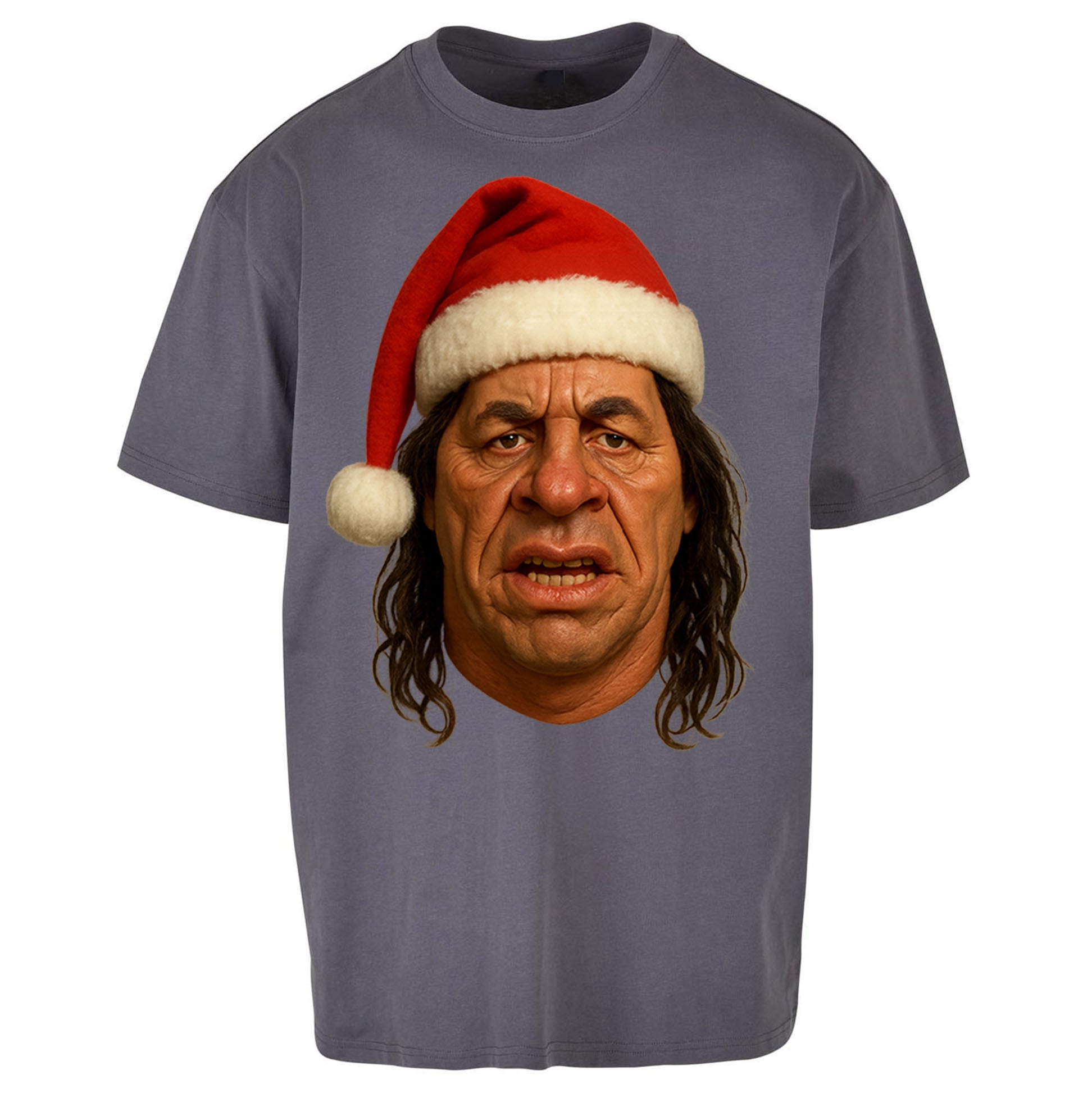 Bret Hart Christmas Oversized T Shirt