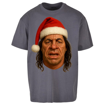 Bret Hart Christmas Oversized T Shirt