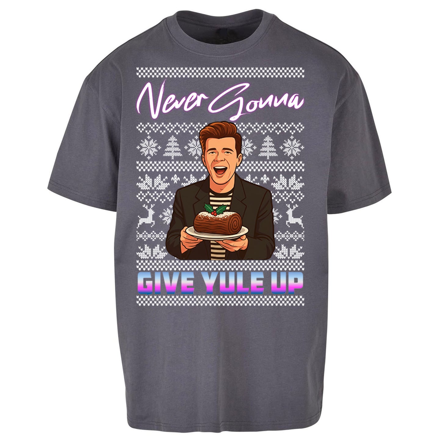 Rick Astley Christmas Oversized T Shirt