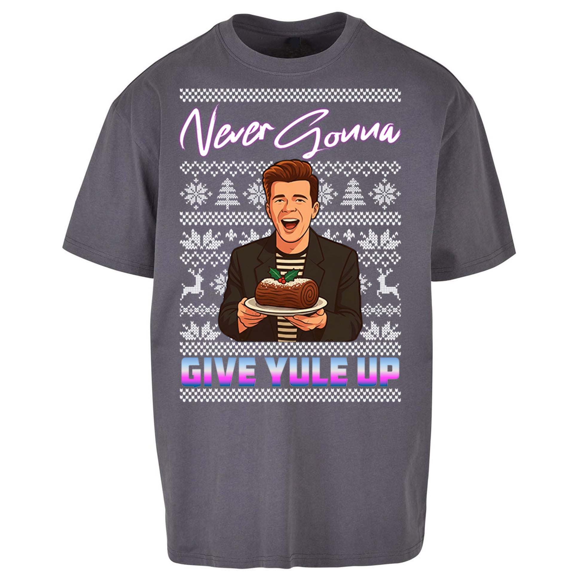 Rick Astley Christmas Oversized T Shirt