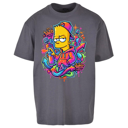 Bart Simpson Street - Oversized T Shirt