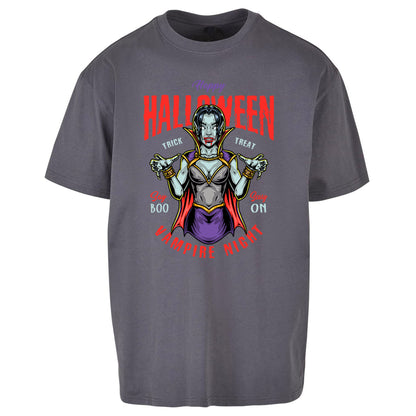 Halloween Vampire Oversized T Shirt